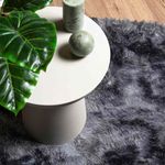 Casa si Gradina - Textile si covoare - Covoare - Covoare casa - Covor shaggy cu pom inalt, NAVARRA, gri inchis, 160x160 cm, formă rotund - Infinity.ro
