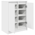 Casa si Gradina - Mobilier - Organizare si depozitare - Organizator incaltaminte - Dulap pentru incaltaminte alb 57x34x76 cm lemn prelucrat - Infinity.ro
