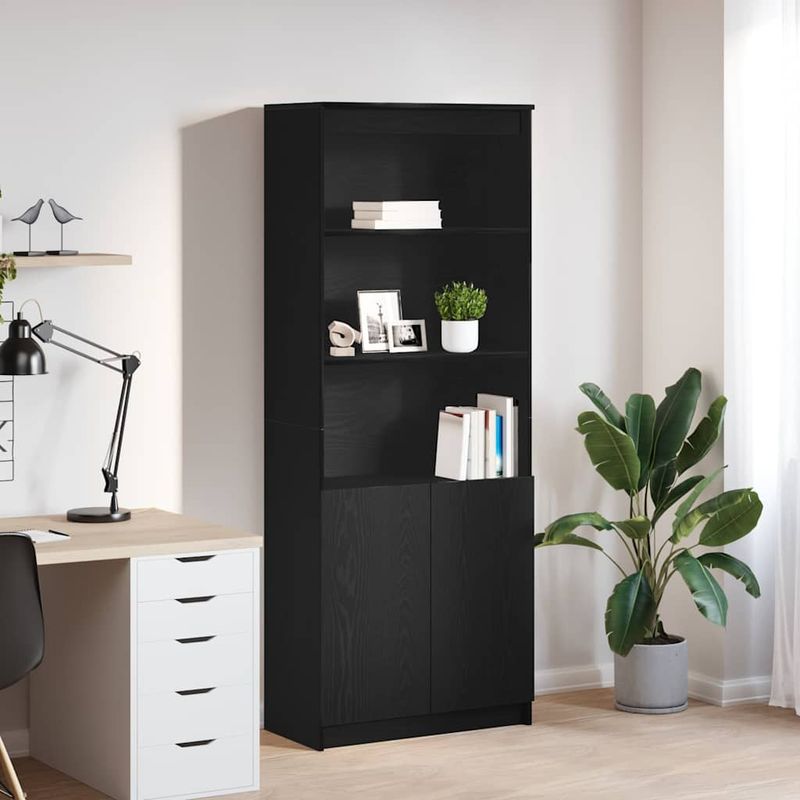 Casa si Gradina - Mobilier - Dulapuri si sifoniere - Dulapuri - Dulap Stejar negru 70x35x180 cm Lemn prelucrat - Infinity.ro