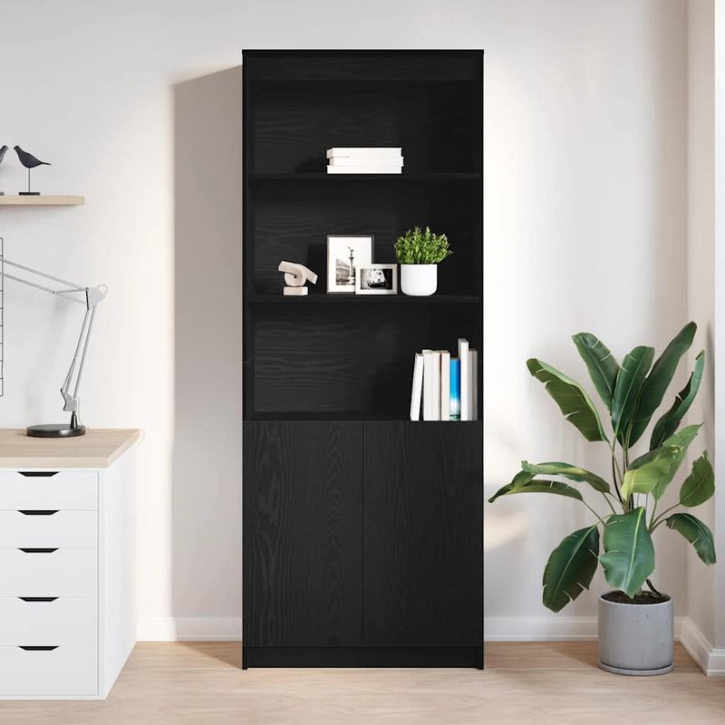 Casa si Gradina - Mobilier - Dulapuri si sifoniere - Dulapuri - Dulap Stejar negru 70x35x180 cm Lemn prelucrat - Infinity.ro