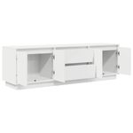 Casa si Gradina - Mobilier - Comode si corpuri - Comode - Dulap TV cu lumini LED alb 160,5x41x50 cm - Infinity.ro
