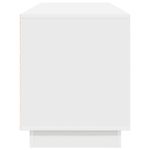 Casa si Gradina - Mobilier - Comode si corpuri - Comode - Dulap TV cu lumini LED alb 160,5x41x50 cm - Infinity.ro