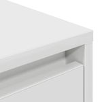 Casa si Gradina - Mobilier - Comode si corpuri - Comode - Dulap TV cu lumini LED alb 160,5x41x50 cm - Infinity.ro