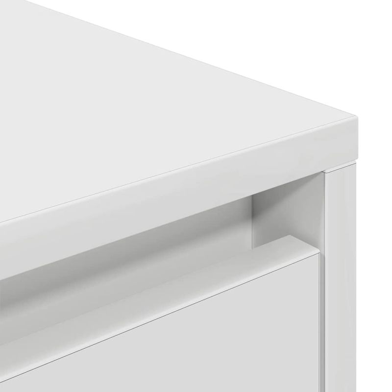 Casa si Gradina - Mobilier - Comode si corpuri - Comode - Dulap TV cu lumini LED alb 160,5x41x50 cm - Infinity.ro