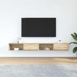 Casa si Gradina - Mobilier - Comode si corpuri - Comode - Dulapuri TV 2 buc Stejar Sonoma 100x31x25,5 cm Lemn prelucrat - Infinity.ro