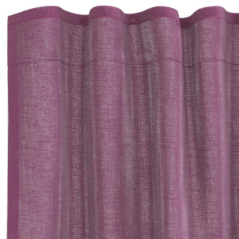 Casa si Gradina - Textile si covoare - Perdele si draperii - Perdele - Perdele Voile cu Bucle 2 buc Violet 140x245 cm - Infinity.ro