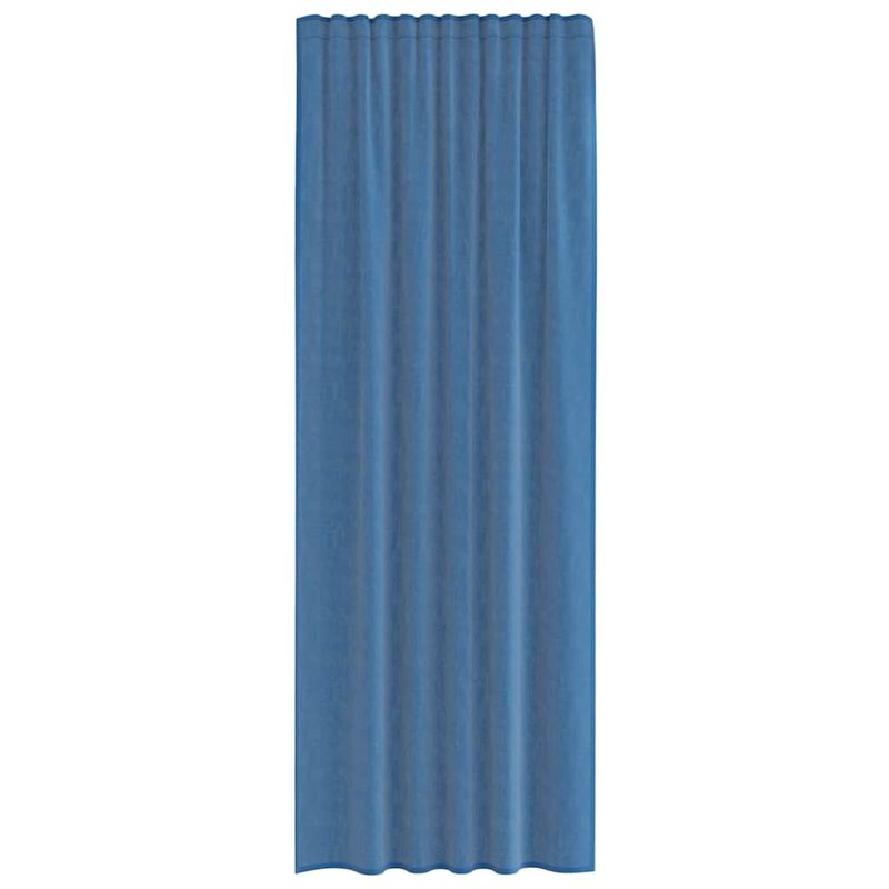 Casa si Gradina - Textile si covoare - Perdele si draperii - Perdele - Perdele Voile cu Bucle 2 buc Albastru Regal 140x260 cm - Infinity.ro