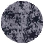Casa si Gradina - Textile si covoare - Covoare - Covoare casa - Covor shaggy cu pom inalt, NAVARRA, gri inchis, 120x120 cm, formă rotund - Infinity.ro