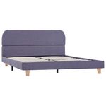 Casa si Gradina - Mobilier - Paturi si accesorii - Paturi - Cadru de pat fara saltea tesatura gri deschis 135x190 cm - Infinity.ro