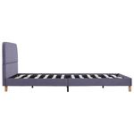 Casa si Gradina - Mobilier - Paturi si accesorii - Paturi - Cadru de pat fara saltea tesatura gri deschis 135x190 cm - Infinity.ro