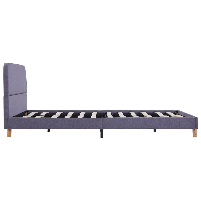 Casa si Gradina - Mobilier - Paturi si accesorii - Paturi - Cadru de pat fara saltea tesatura gri deschis 135x190 cm - Infinity.ro