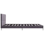 Casa si Gradina - Mobilier - Paturi si accesorii - Paturi - Cadru pat fara saltea tesatura gri 135x190 cm - Infinity.ro