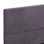 Casa si Gradina - Mobilier - Paturi si accesorii - Paturi - Cadru pat fara saltea tesatura gri 135x190 cm - Infinity.ro