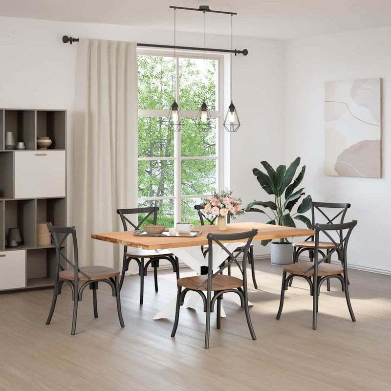 Casa si Gradina - Mobilier - Feronerie si accesorii mobila - Picior de masa in forma de paianjen alb 120x68x(72-73) cm otel - Infinity.ro