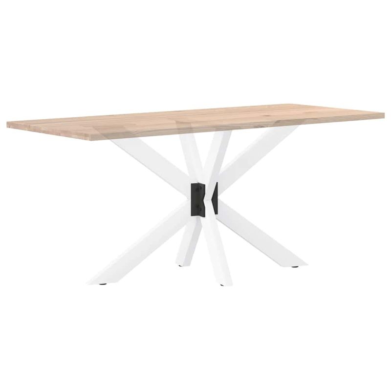 Casa si Gradina - Mobilier - Feronerie si accesorii mobila - Picior de masa in forma de paianjen alb 120x68x(72-73) cm otel - Infinity.ro