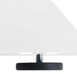 Casa si Gradina - Mobilier - Feronerie si accesorii mobila - Picior de masa in forma de paianjen alb 120x68x(72-73) cm otel - Infinity.ro
