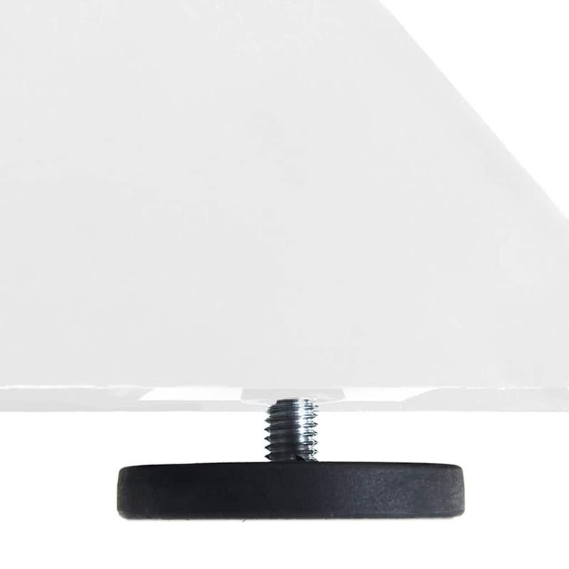 Casa si Gradina - Mobilier - Feronerie si accesorii mobila - Picior de masa in forma de paianjen alb 120x68x(72-73) cm otel - Infinity.ro