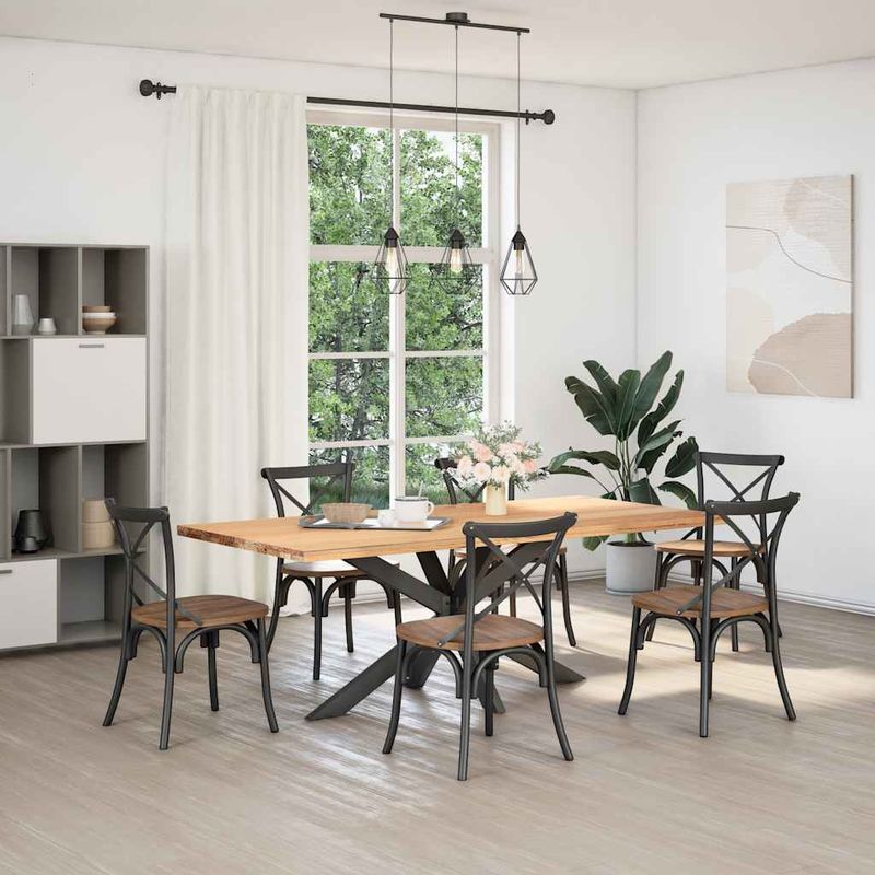 Casa si Gradina - Mobilier - Feronerie si accesorii mobila - Picior de masa in forma paianjen 150x78x(72-73) cm otel - Infinity.ro
