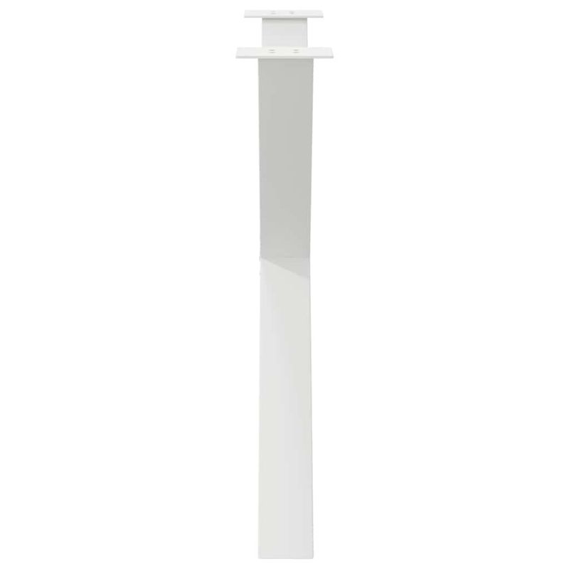 Casa si Gradina - Mobilier - Feronerie si accesorii mobila - Picioare pentru masa in forma de X 3 buc alb 90x(72-73) cm otel - Infinity.ro