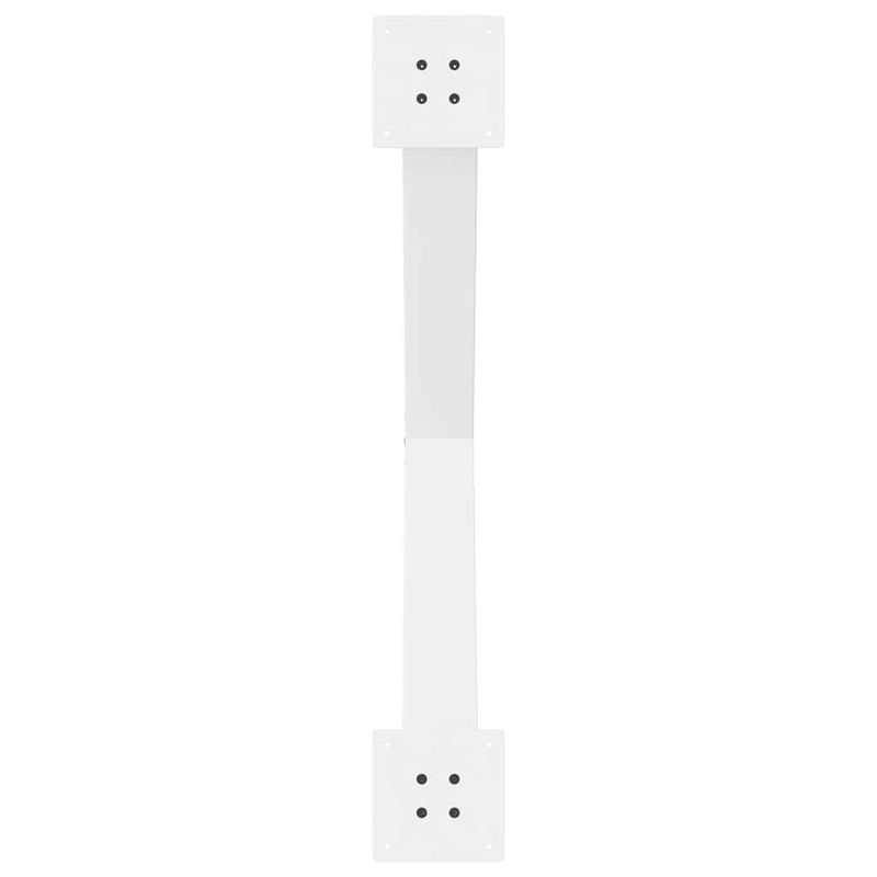 Casa si Gradina - Mobilier - Feronerie si accesorii mobila - Picioare pentru masa in forma de X 3 buc alb 90x(72-73) cm otel - Infinity.ro