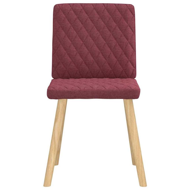 Casa si Gradina - Mobilier - Scaune si fotolii - Scaune - Scaune de bucatarie pivotante, 6 buc., rosu vin, textil - Infinity.ro