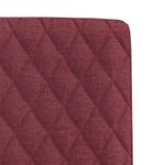 Casa si Gradina - Mobilier - Scaune si fotolii - Scaune - Scaune de bucatarie pivotante, 6 buc., rosu vin, textil - Infinity.ro