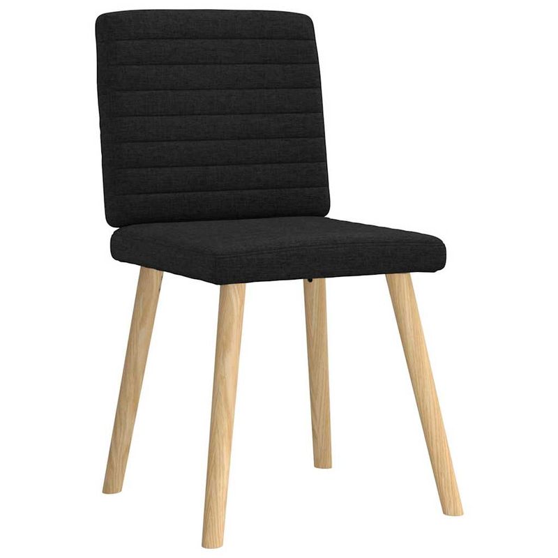 Casa si Gradina - Mobilier - Scaune si fotolii - Scaune - Scaune de bucatarie, 4 buc., negru, material textil - Infinity.ro