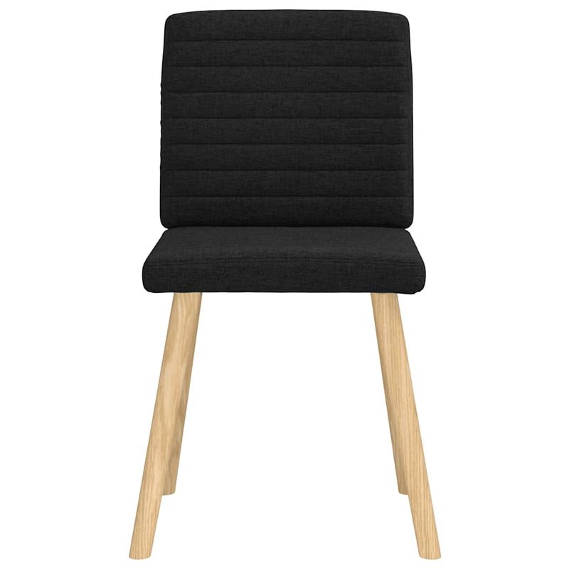 Casa si Gradina - Mobilier - Scaune si fotolii - Scaune - Scaune de bucatarie, 4 buc., negru, material textil - Infinity.ro
