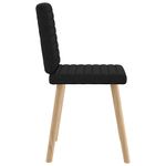 Casa si Gradina - Mobilier - Scaune si fotolii - Scaune - Scaune de bucatarie, 4 buc., negru, material textil - Infinity.ro