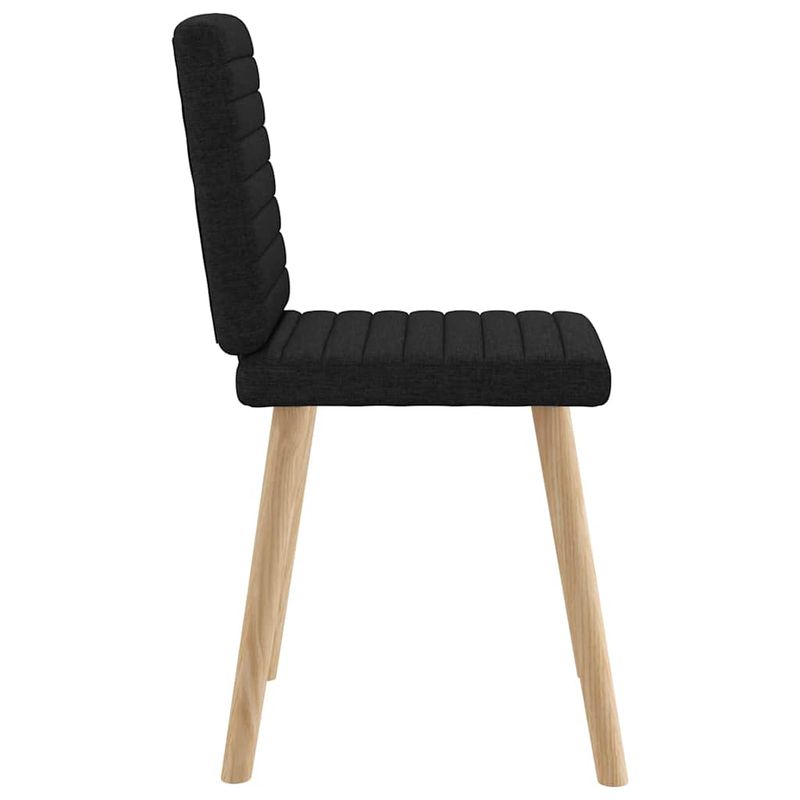Casa si Gradina - Mobilier - Scaune si fotolii - Scaune - Scaune de bucatarie, 4 buc., negru, material textil - Infinity.ro