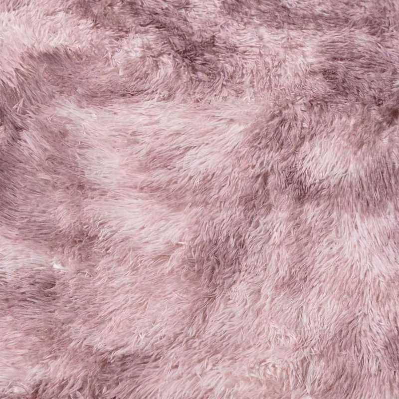 Casa si Gradina - Textile si covoare - Covoare - Covoare casa - Covor shaggy cu pom inalt, NAVARRA, roz praf, 160x160 cm, formă rotund - Infinity.ro