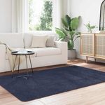 Casa si Gradina - Textile si covoare - Covoare - Covoare casa - Covor shaggy cu pom inalt, NAVARRA, bleumarin, 130x200 cm - Infinity.ro