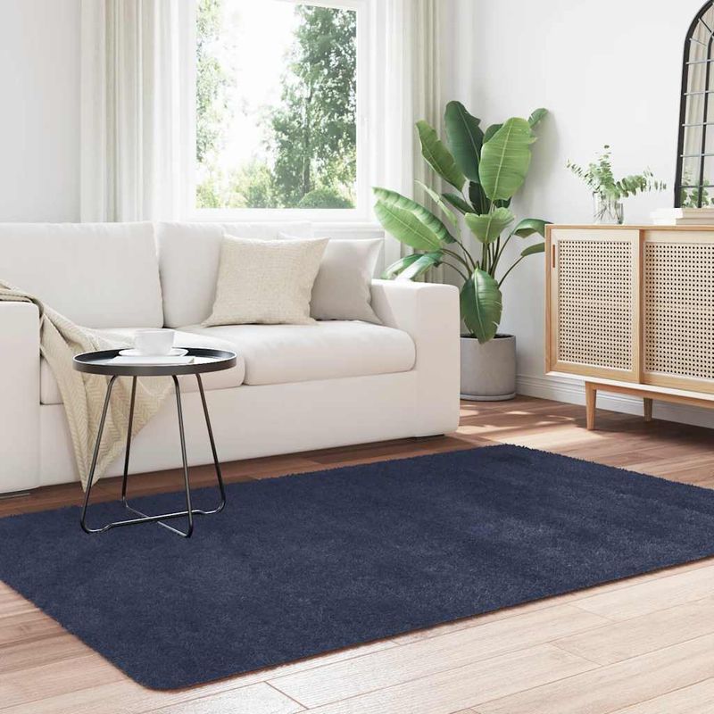 Casa si Gradina - Textile si covoare - Covoare - Covoare casa - Covor shaggy cu pom inalt, NAVARRA, bleumarin, 130x200 cm - Infinity.ro
