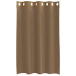 Casa si Gradina - Textile si covoare - Perdele si draperii - Perdele - Perdele Voile cu Oeje 2 buc Maro Deschis, mărime 140x175 cm - Infinity.ro