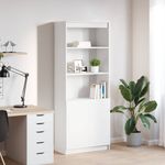 Casa si Gradina - Mobilier - Comode si corpuri - Comode - Dulap inalt, alb, 70x35x180 cm, lemn prelucrat - Infinity.ro
