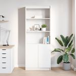 Casa si Gradina - Mobilier - Comode si corpuri - Comode - Dulap inalt, alb, 70x35x180 cm, lemn prelucrat - Infinity.ro