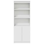 Casa si Gradina - Mobilier - Comode si corpuri - Comode - Dulap inalt, alb, 70x35x180 cm, lemn prelucrat - Infinity.ro