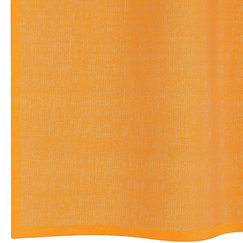 Casa si Gradina - Textile si covoare - Perdele si draperii - Perdele - Perdele Voile cu Oeli 2 buc Portocaliu 140x140 cm - Infinity.ro