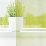 Casa si Gradina - Textile si covoare - Perdele si draperii - Perdele - Perdele Voile cu Oelii 2 buc Verde mar 140x175 cm - Infinity.ro