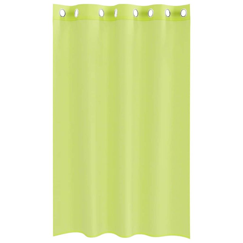 Casa si Gradina - Textile si covoare - Perdele si draperii - Perdele - Perdele Voile cu Oelii 2 buc Verde mar 140x175 cm - Infinity.ro
