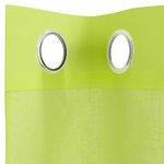 Casa si Gradina - Textile si covoare - Perdele si draperii - Perdele - Perdele Voile cu Oelii 2 buc Verde mar 140x175 cm - Infinity.ro