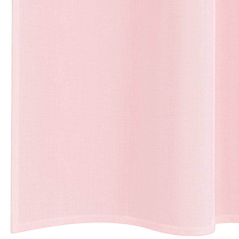 Casa si Gradina - Textile si covoare - Perdele si draperii - Perdele - Perdele voal cu bucle 2 buc Roz deschis 140x140 cm - Infinity.ro