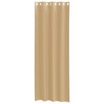 Casa si Gradina - Textile si covoare - Perdele si draperii - Perdele - Perdele Voile cu Oelii 2 buc nisip, mărime 140x300 cm - Infinity.ro