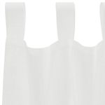 Casa si Gradina - Textile si covoare - Perdele si draperii - Perdele - Perdele Voile cu buzunare pentru bare 2 buc Alb, mărime 140x140 cm - Infinity.ro