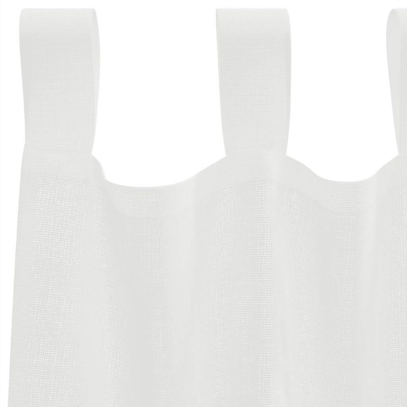 Casa si Gradina - Textile si covoare - Perdele si draperii - Perdele - Perdele Voile cu buzunare pentru bare 2 buc Alb, mărime 140x140 cm - Infinity.ro