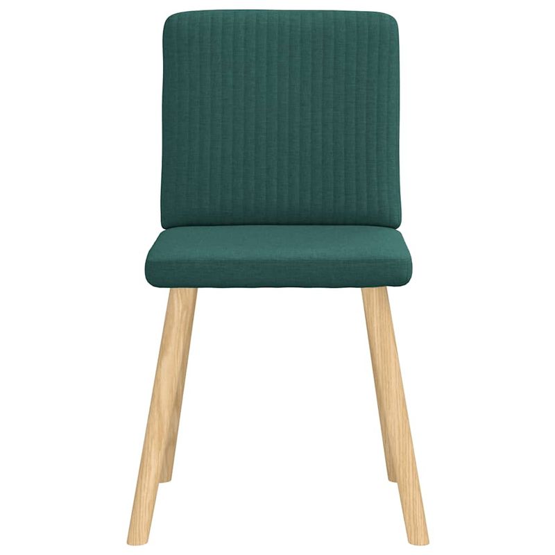 Casa si Gradina - Mobilier - Scaune si fotolii - Scaune - Scaune de bucatarie, 2 buc., verde inchis, material textil - Infinity.ro