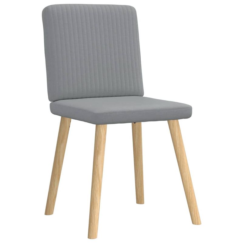 Casa si Gradina - Mobilier - Scaune si fotolii - Scaune - Scaune de bucatarie pivotante, 4 buc., gri deschis, textil - Infinity.ro