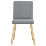 Casa si Gradina - Mobilier - Scaune si fotolii - Scaune - Scaune de bucatarie pivotante, 4 buc., gri deschis, textil - Infinity.ro