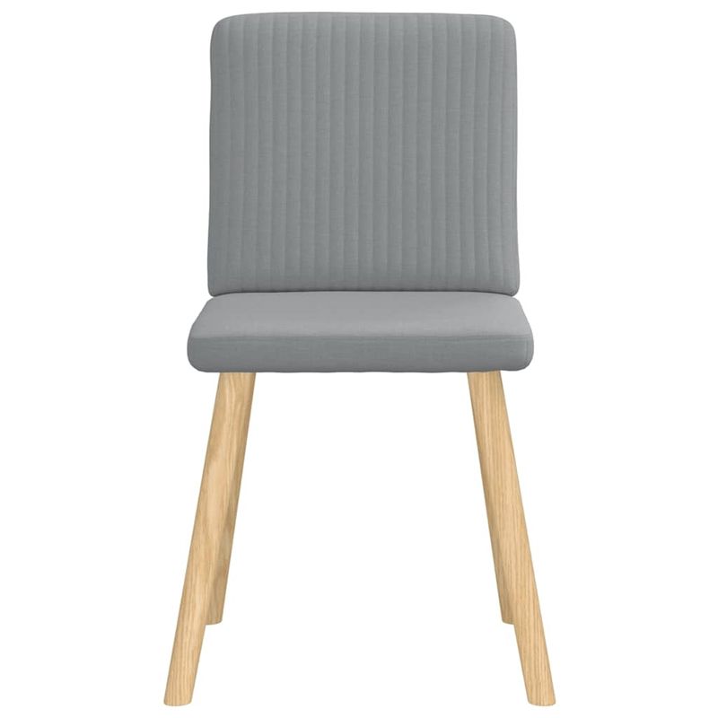 Casa si Gradina - Mobilier - Scaune si fotolii - Scaune - Scaune de bucatarie pivotante, 4 buc., gri deschis, textil - Infinity.ro
