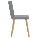 Casa si Gradina - Mobilier - Scaune si fotolii - Scaune - Scaune de bucatarie pivotante, 4 buc., gri deschis, textil - Infinity.ro